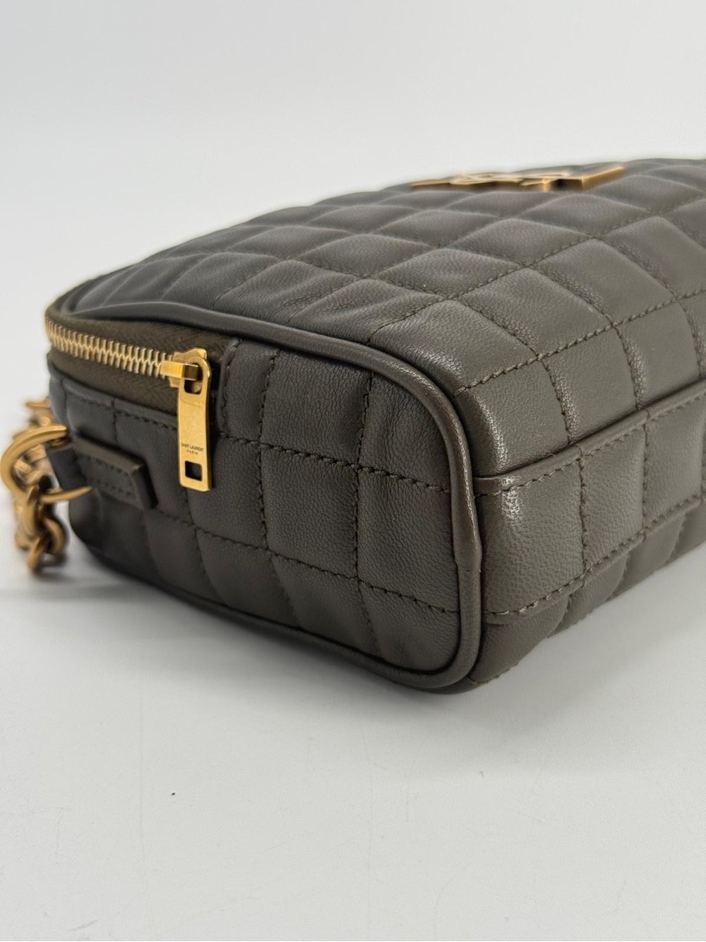 Saint Laurent Cassandre Small Chain Camera Bag Quilted Leather - Picture 8 of 10